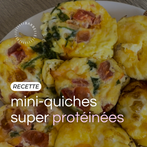 RECETTE : Mini-Quiches hyper protéinées pour le brunch