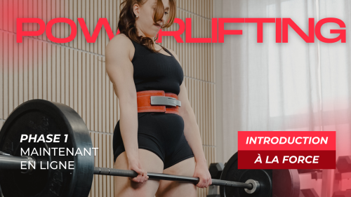 Programme Powerlifting : Phases 1-2