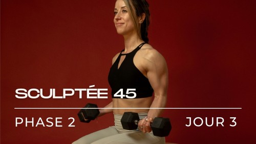 Programme HOT MOM Sculptée en 45, Phase 2 (Semaine 5-8), Jour 3 Push Haut du corps