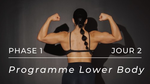Programme Lower Body - Phase 1, Jour 2 : Dos, bras