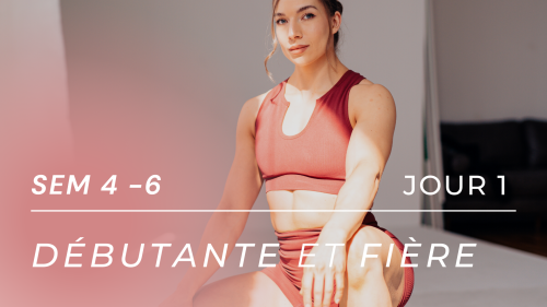 Initiation à la musculation - Semaine 4-6, Jour 1