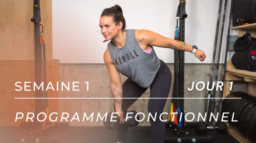 Programme d'entraînement FONCTIONNEL - S1J1